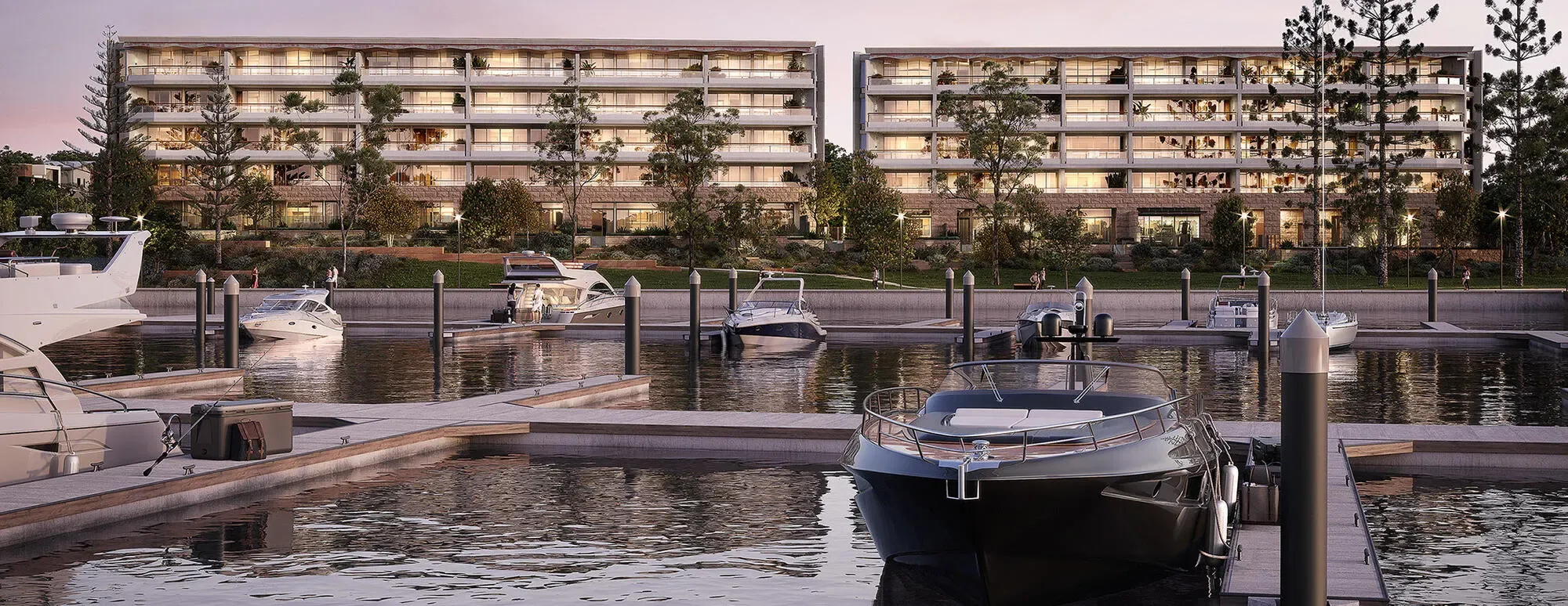 Vela waterfront facade elevation